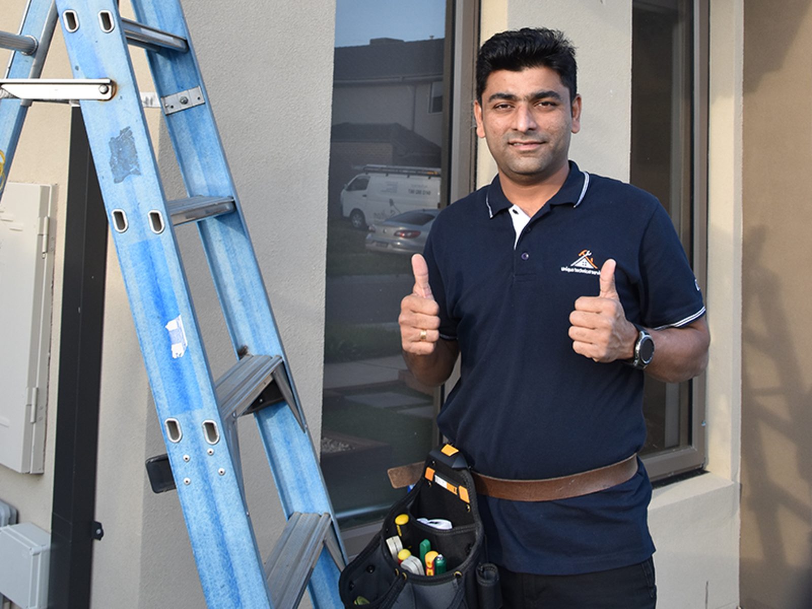 Technician on site